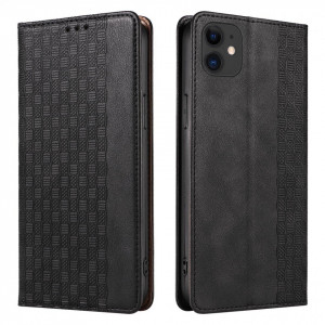 Калъф тип книга с връзка Magnet Strap - iPhone 12 черен - Img 5