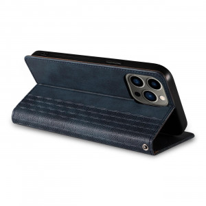 Калъф тип книга с връзка Magnet Strap - iPhone 14 Plus син - Img 11