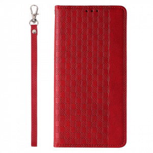 Калъф тип книга с връзка Magnet Strap - iPhone 14 Plus червен - Img 5