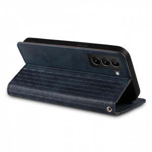 Калъф тип книга с връзка Magnet Strap - Samsung Galaxy S22+ син - Img 9