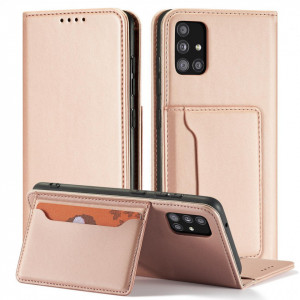 Калъф тип книга с външен джоб Magnet Card - Samsung Galaxy A04s / A13 5G розов - Img 4