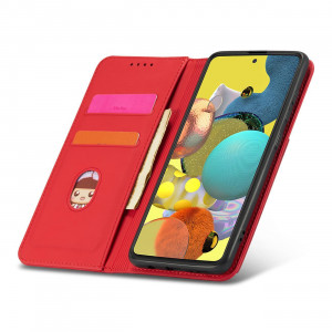 Калъф тип книга с външен джоб Magnet Card - Samsung Galaxy A04s / A13 5G червен - Img 12
