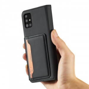 Калъф тип книга с външен джоб Magnet Card - Samsung Galaxy A13 5G черен - Img 13