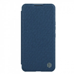 Калъф тип книга с подвижно покритие за камерата NILLKIN Qin Cloth Pro - iPhone 14 Plus син - Img 2