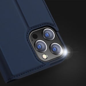 Калъф тип книга DUX DUCIS Skin Pro - iPhone 13 Pro златист - Img 17