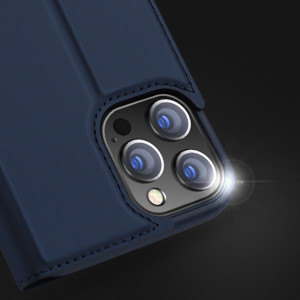 Калъф тип книга DUX DUCIS Skin Pro - iPhone 13 Pro син - Img 17