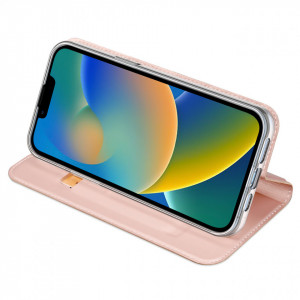 Калъф тип книга DUX DUCIS Skin Pro - iPhone 14 Plus розов - Img 4
