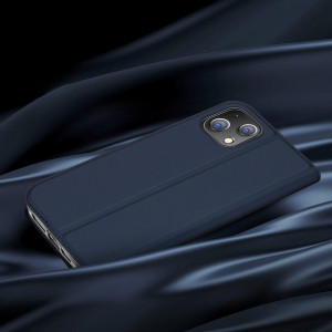 Калъф тип книга DUX DUCIS Skin Pro - iPhone 14 Plus син - Img 11