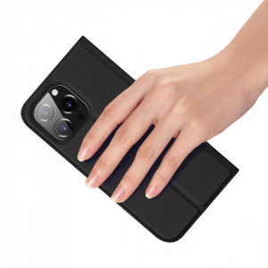 Калъф тип книга DUX DUCIS Skin Pro - iPhone 14 Pro черен - Img 6