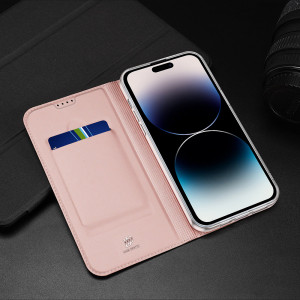 Калъф тип книга DUX DUCIS Skin Pro - iPhone 15 Pro Max син - Img 16