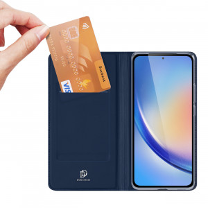 Калъф тип книга DUX DUCIS Skin Pro - Samsung A35 5G син - Img 2