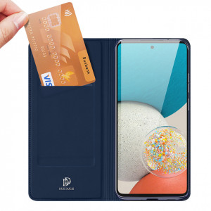 Калъф тип книга DUX DUCIS Skin Pro - Samsung Galaxy A73 5G син - Img 2