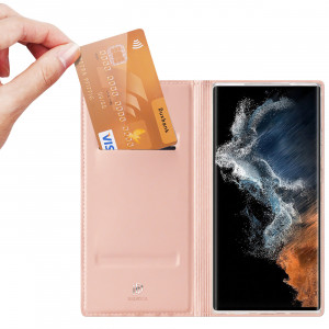 Калъф тип книга DUX DUCIS Skin Pro - Samsung Galaxy S23 Ultra розов - Img 4