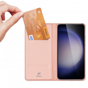 Калъф тип книга DUX DUCIS Skin Pro - Samsung Galaxy S24+ розов - Img 2