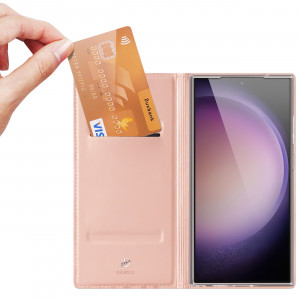 Калъф тип книга DUX DUCIS Skin Pro - Samsung Galaxy S24 Ultra розов - Img 2