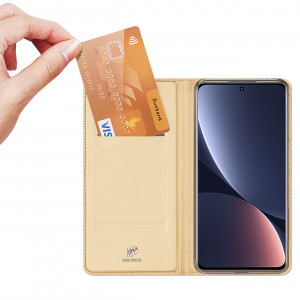 Калъф тип книга DUX DUCIS Skin Pro - Xiaomi 13 Pro златист - Img 2