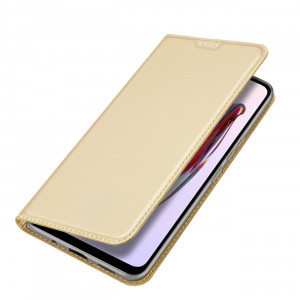 Калъф тип книга DUX DUCIS Skin Pro - Xiaomi Poco C55 / Redmi 12C Cover златист - Img 4