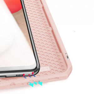 Калъф тип книга DUX DUCIS Skin X - Samsung Galaxy A02s / M02s розов - Img 7