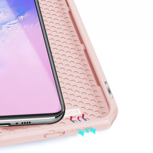 Калъф тип книга DUX DUCIS Skin X - Samsung Galaxy S10 Lite розов - Img 7