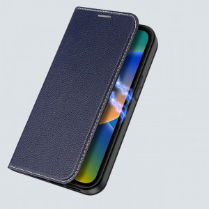 Калъф тип книга DUX DUCIS Skin X2 - iPhone 14 Pro Max син - Img 7