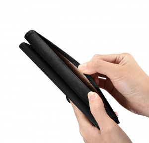 Калъф тип книга iCARER Wallet - Samsung Galaxy S23 Ultra черен - Img 12