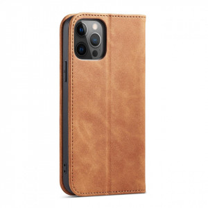 Калъф тип книга Magnet Fancy - iPhone 12 Pro Max кафяв - Img 8