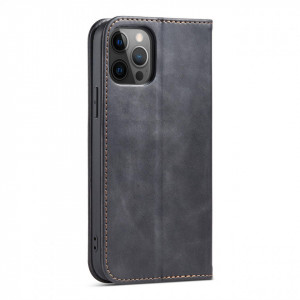 Калъф тип книга Magnet Fancy - iPhone 12 Pro Max черен - Img 6