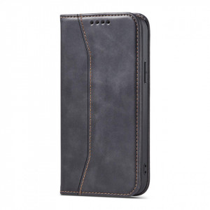 Калъф тип книга Magnet Fancy - iPhone 14 Plus черен - Img 5