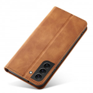 Калъф тип книга Magnet Fancy - Samsung Galaxy S23+ кафяв - Img 5