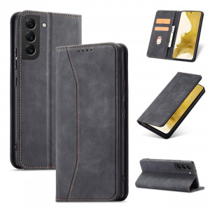Калъф тип книга Magnet Fancy - Samsung Galaxy S23+ черен - Img 10