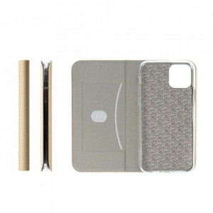 Калъф тип книга Sensitive - iPhone 12 / 12 Pro златист - Img 5