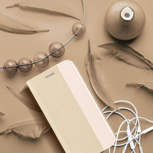 Калъф тип книга Sensitive - iPhone 12 / 12 Pro златист - Img 10