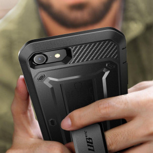 Калъф 360° със стойка и клипс SUPCASE Unicorn Beetle Pro - iPhone 7 / 8 / SE (2nd gen) / SE (3rd gen) черен - Img 8