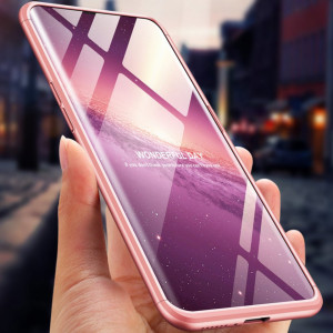 Калъф 360° GKK Full Body Cover (без стъклен протектор) - OPPO Find X розов - Img 2