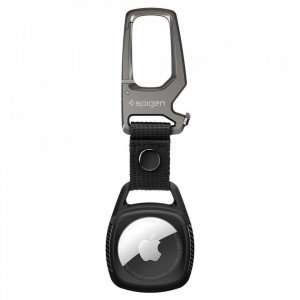 Ключодържетел SPIGEN RUGGED ARMOR - APPLE AirTag черен мат - Img 1