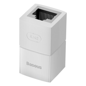 Комплект от 10 бр. съединител за мрежов кабел RJ45 BASEUS AirJoy Series бял - Img 1