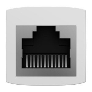 Комплект от 10 бр. съединител за мрежов кабел RJ45 BASEUS AirJoy Series бял - Img 4
