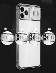 Магнитен калъф 360° WOZINSKY със защита на камерата - Huawei P40 черен - Img 9