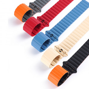 Магнитна каишка Dux Ducis Chain - Apple Watch 41mm Series 9 / 41mm Series 8 / 41mm Series 7 / 40mm Series 6 / 40mm SE / 40mm Series 5 / 40mm Series 4 / 38mm Series 3 / 38mm Series 2 син - Img 11