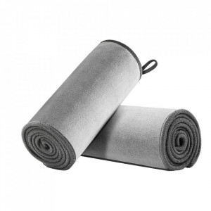 Микрофибърна кърпа BASEUS за сухо чистене на колата 40cm x 80cm (CRXCMJ-A0G) сива - Img 3