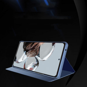 Огледален калъф тип книга Clear View - Xiaomi 12T / 12T Pro черен - Img 2