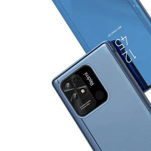 Огледален калъф тип книга Clear View - Xiaomi Redmi 10C розов - Img 7
