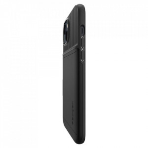 Оригинален гръб със слот за карта SPIGEN Slim Armor CS - iPhone 14 Plus черен - Img 6