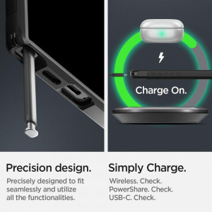 Оригинален гръб със стойка SPIGEN Tough Armor MagSafe - Samsung Galaxy S24 Ultra черен - Img 15