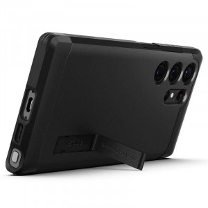 Оригинален гръб със стойка SPIGEN Tough Armor - Samsung Galaxy S23 Ultra черен - Img 17
