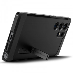 Оригинален гръб със стойка SPIGEN Tough Armor - Samsung Galaxy S24 Ultra черен - Img 3