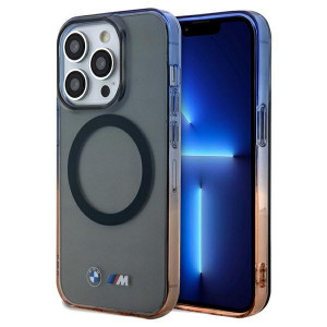 Оригинален гръб BMW Gradient Bumper MagSafe case - iPhone 15 Pro сив - Img 1