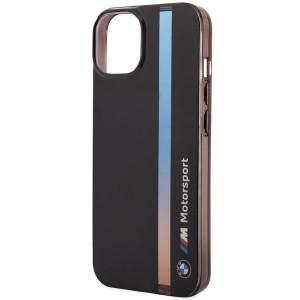 Оригинален гръб BMW IML Tricolor Stripe BMHCP14S22HVGV - iPhone 14 черен - Img 6