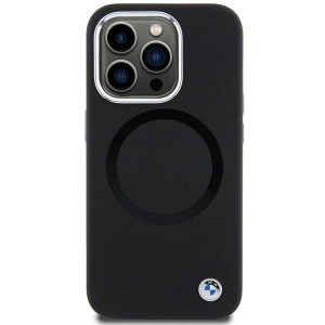 Оригинален гръб BMW Signature Liquid Silicone MagSafe - iPhone 15 Pro Max черен - Img 3
