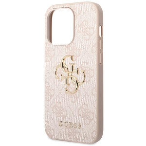 Оригинален гръб GUESS 4G Big Metal Logo - iPhone 15 Pro розов - Img 6